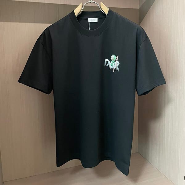 目を惹くカラーディオール スーパーコピー コラールロゴ tシャツ 2色 dee78461